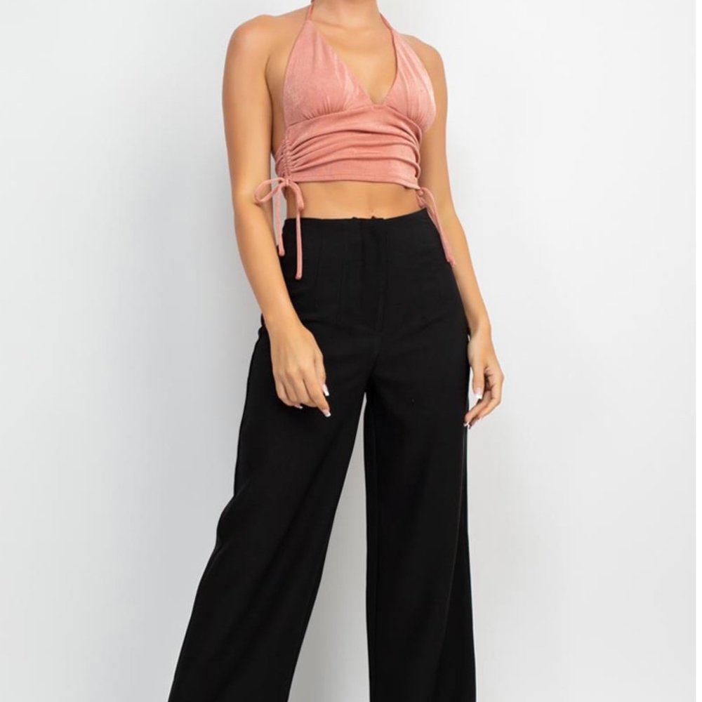 Halter Neck Ruched Top 🛍️🛍️ - Picture 5 of 5